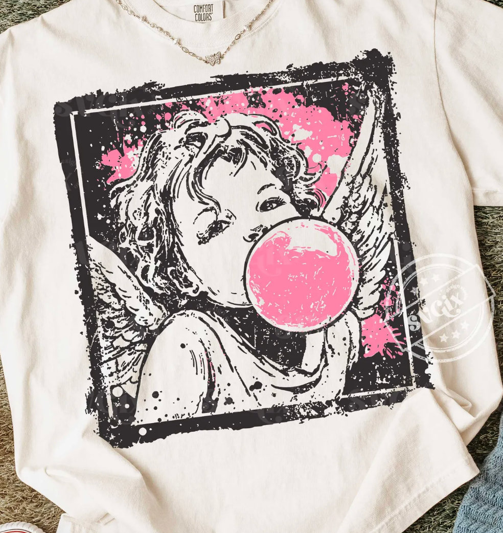 Angel Bubblegum Smiley