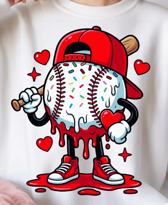 Valentine Drip Baseball