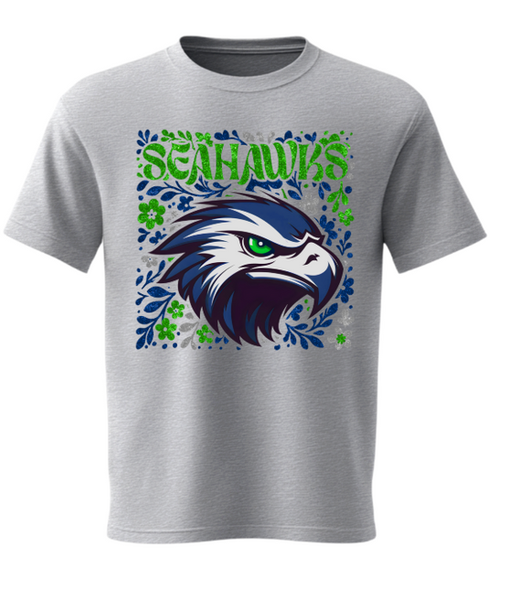 Floral Seahawks