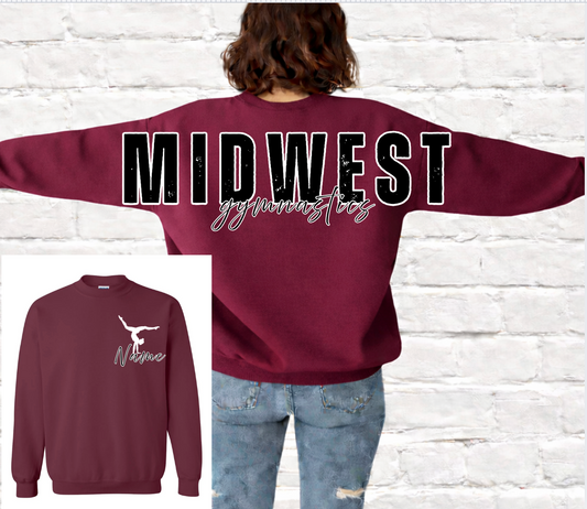 Midwest Gymnastics Varsity Crewneck