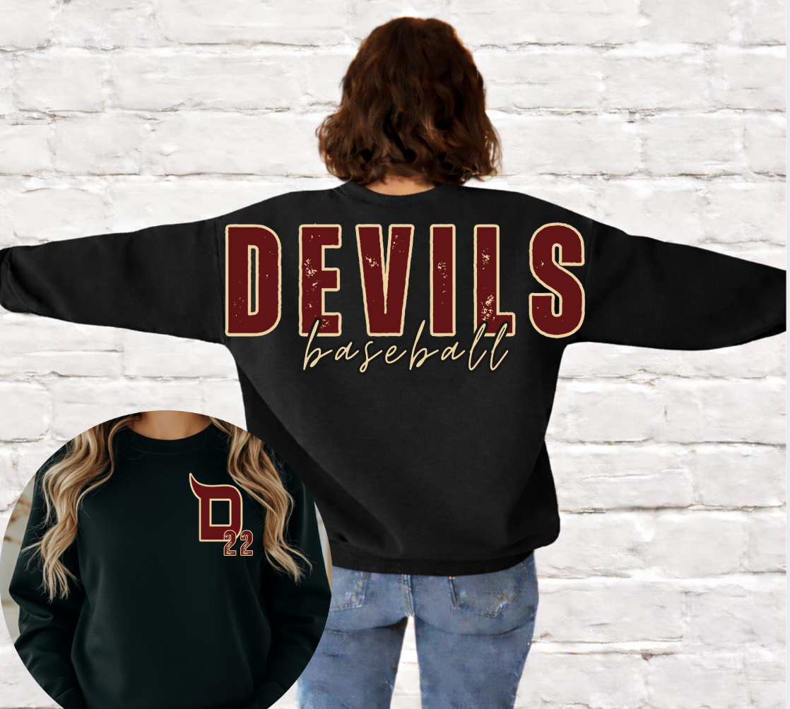 Devils Baseball Varsity Crewneck