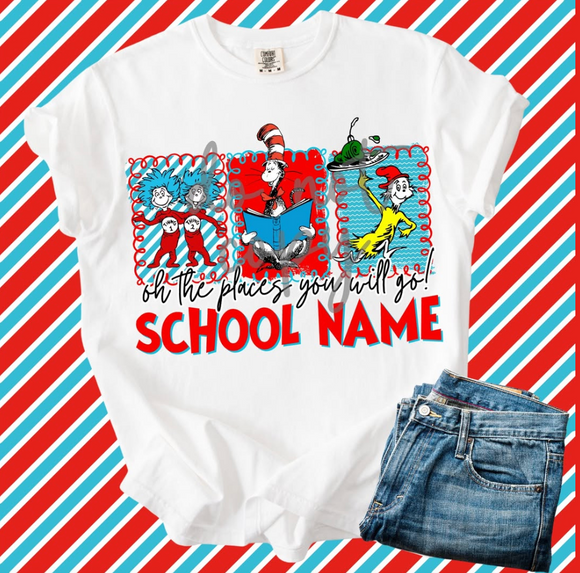 Oh the Places (custom)