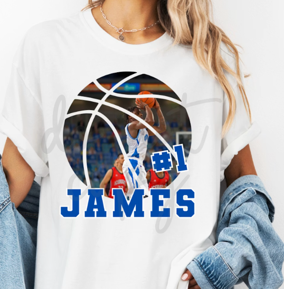 Simple Basketball Photo Frame