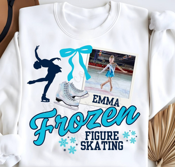 Ice Skating Photo Tee