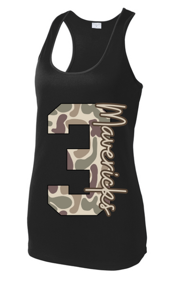 Dri-Fit Tank w/Camo Number and Name (include number and name/team in personalization box)
