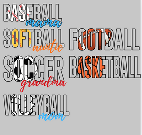 Mom Monday: Simple Outline (can customize for other words) - 0
