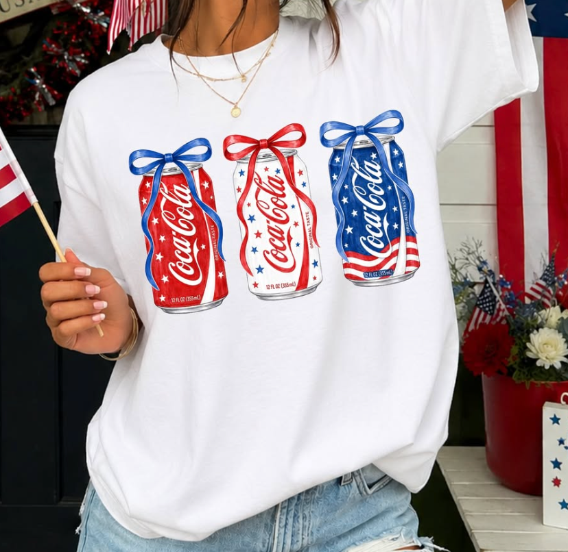 Patriotic Drink Trios (Include option in personalization box)