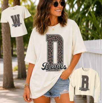 Varsity Leopard Initial