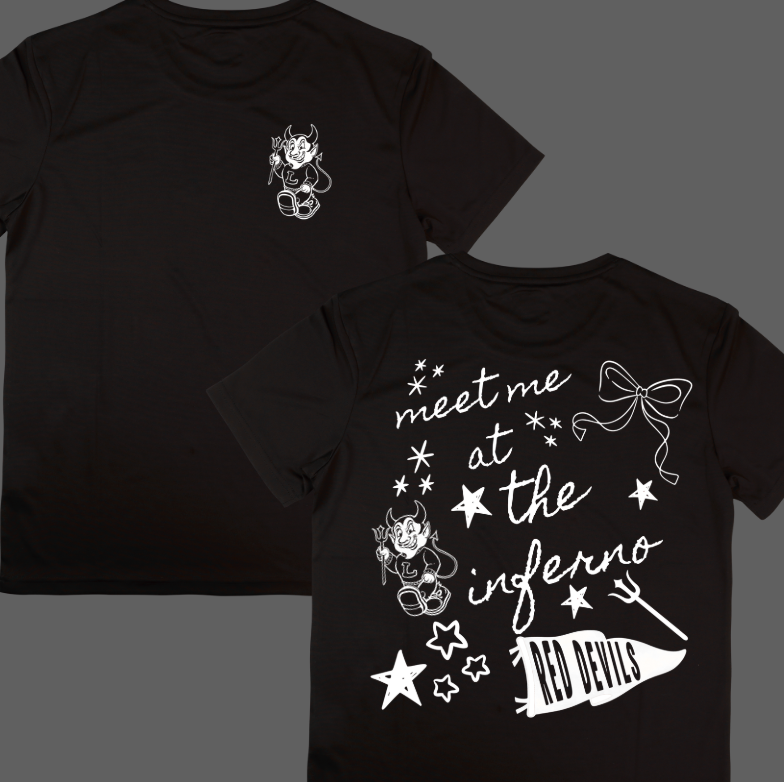 Meet Me at the Inferno Anniversary Special - use code anniversary to take 50% off tee