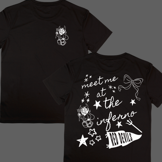 Meet Me at the Inferno Anniversary Special - use code anniversary to take 50% off tee