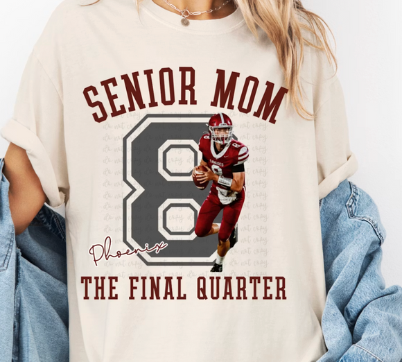 Senior Final Quarter - available in other sports.  Just make order notes (final inning, match, etc)