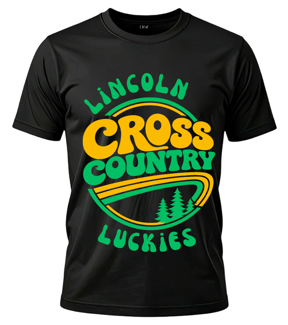 (YourTeam) Cross Country Retro Circle