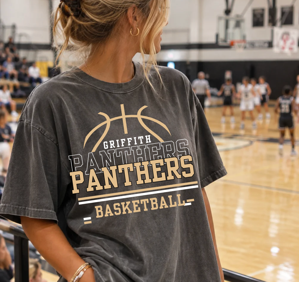 (Your Team) Basketball Stripe Stack