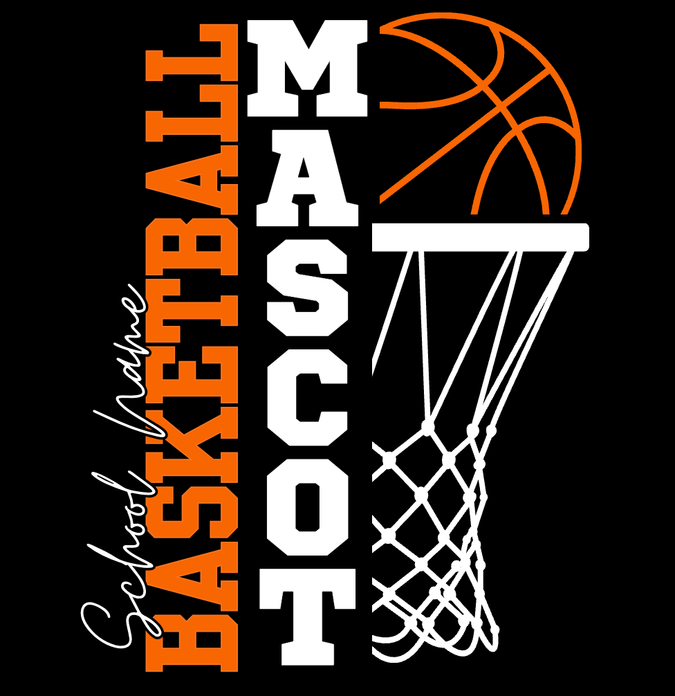 (Your Team) Basketball Vertical Hoop