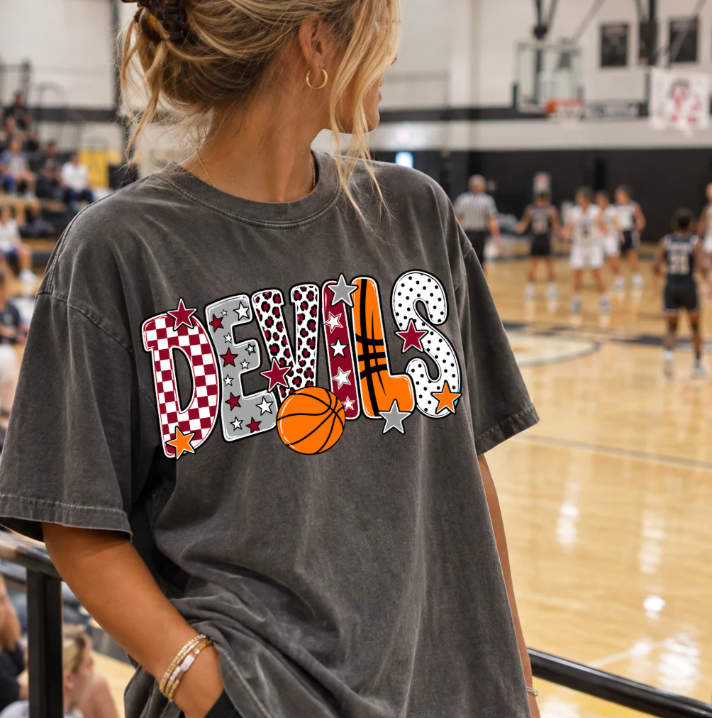 (Your Team) Basketball Funky Prep