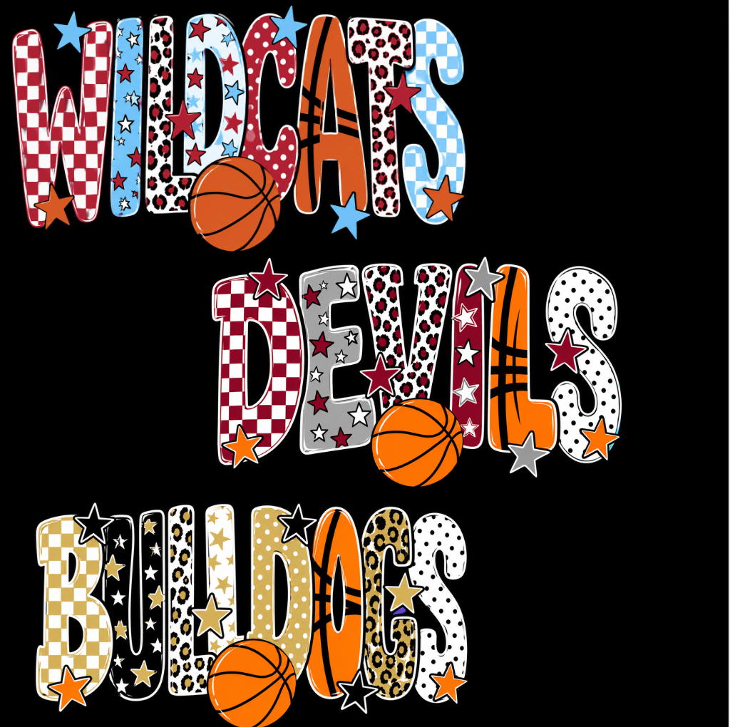 (Your Team) Basketball Funky Prep