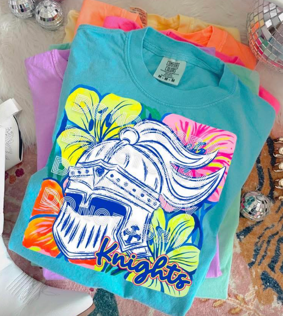 Colorful Floral Mascot Special (include team in personalization box)