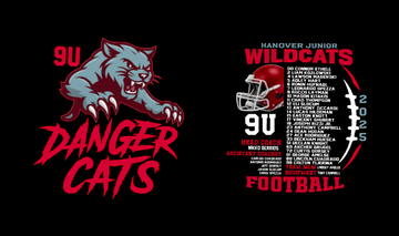 Hanover Wildcats 9U Tee- 2025