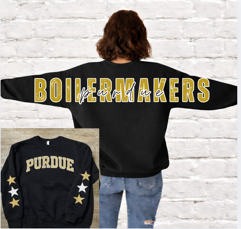 Purdue Varsity w/or without Sleeve