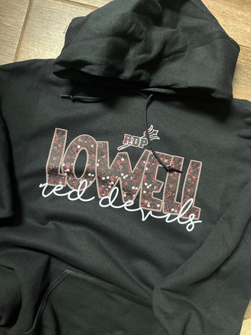 Faux-Sequin Lowell Devils - with RDP - 0