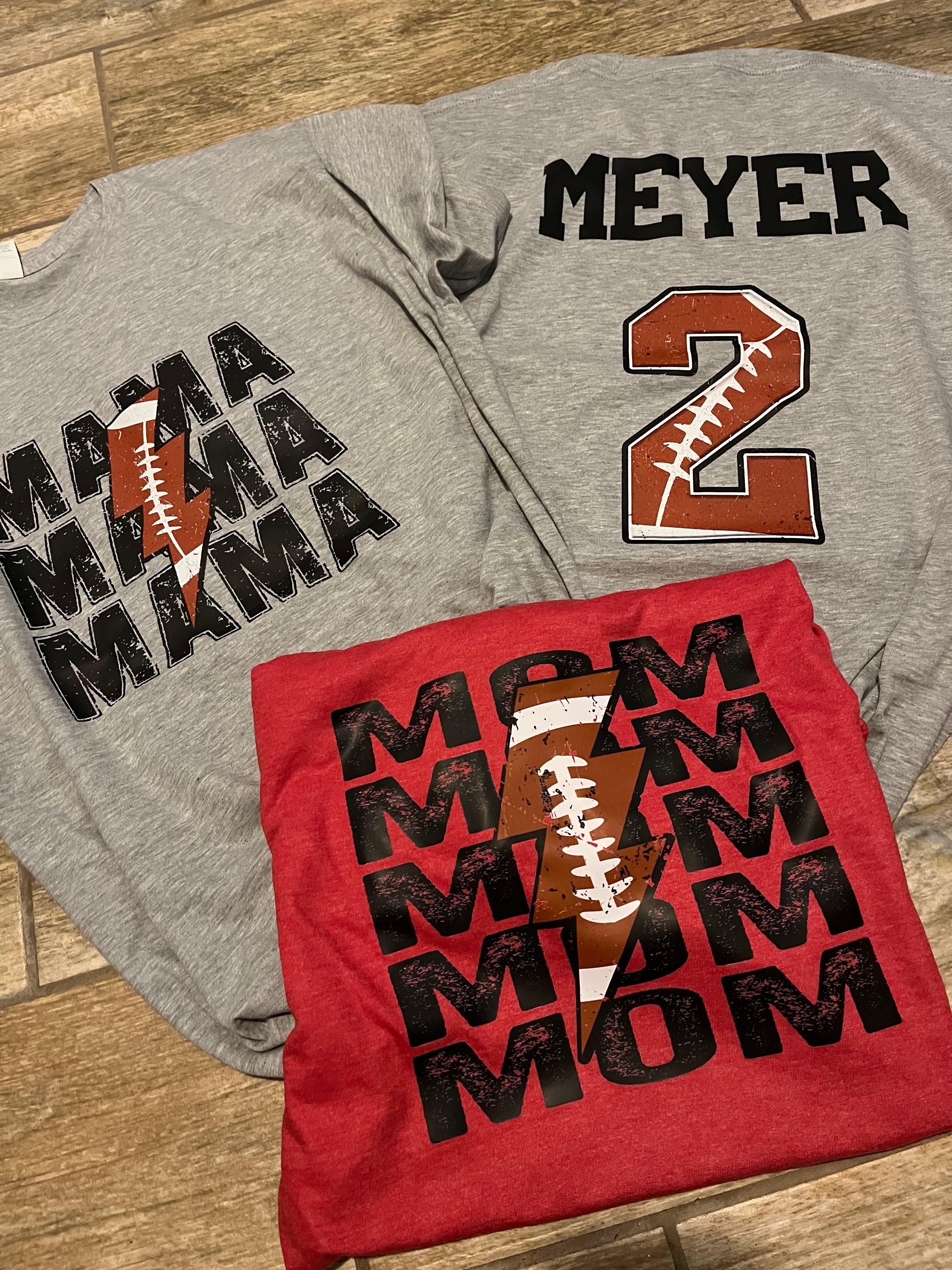 Mama Mom Lightning Tee - Personalized - 0