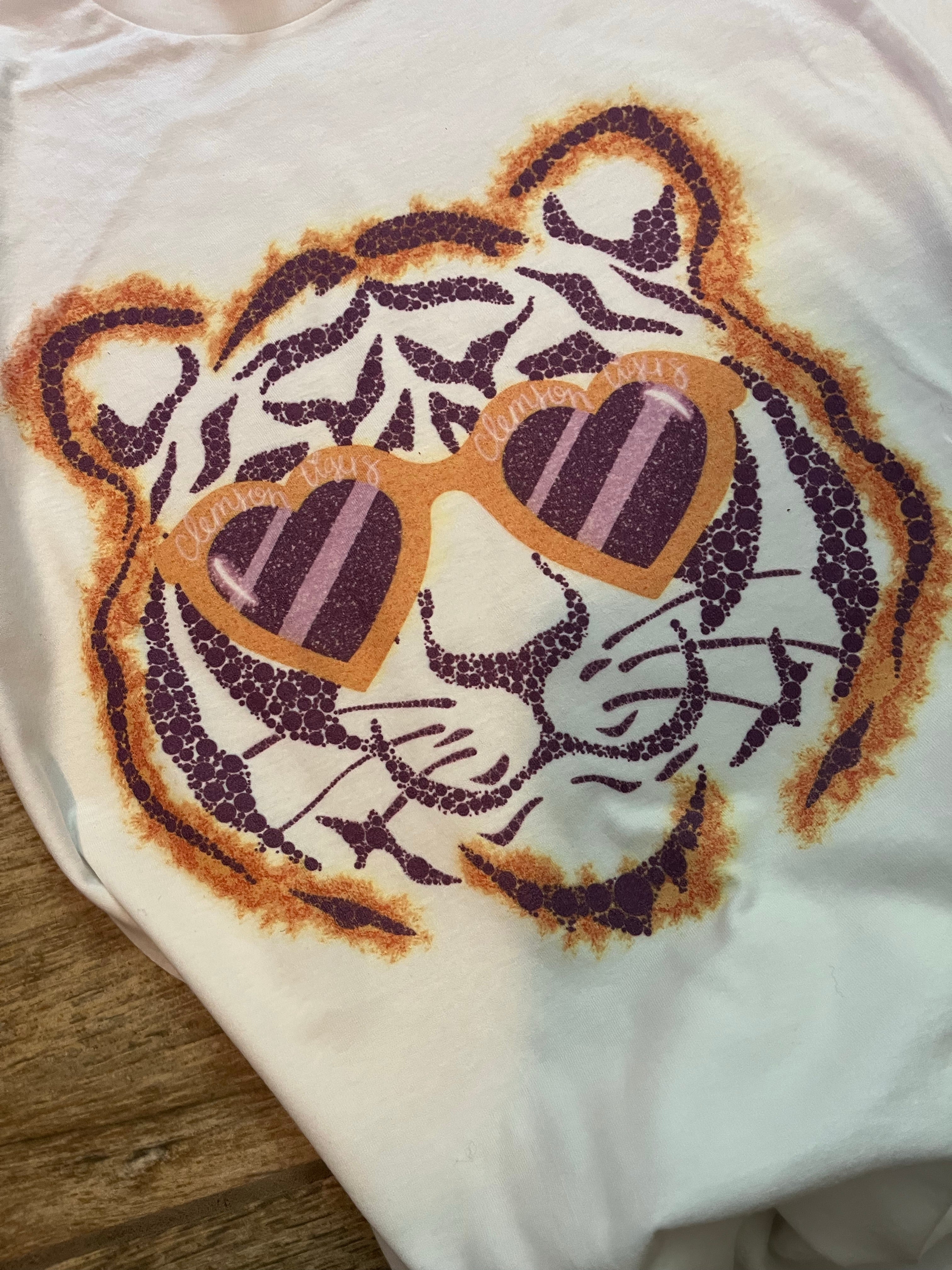 Heart Glasses Tiger