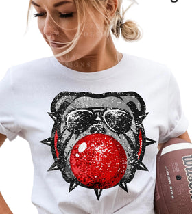 Faux Sequin Georgia bubblegum