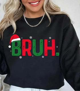 Bruh Christmas Crewneck