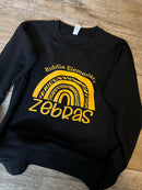 Zebras Rainbow (gold print- will not include Riddle Elementary)-1