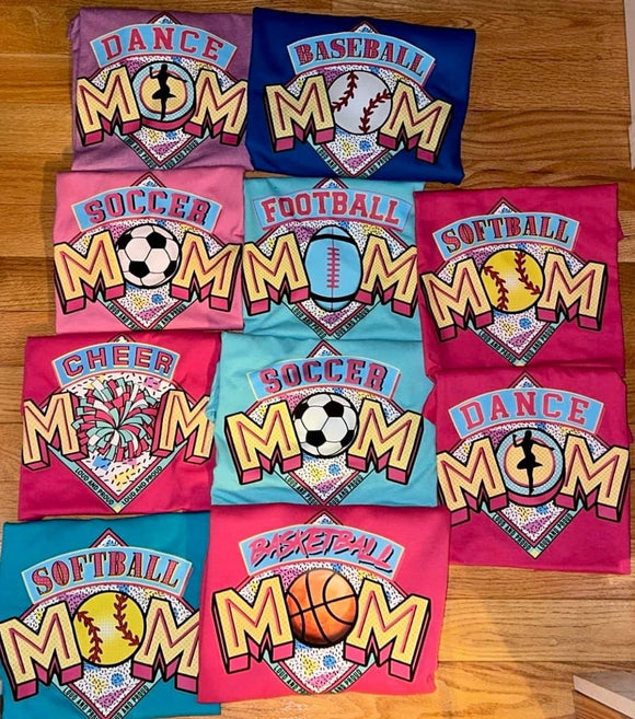 Retro 90s Sports Mom (include sport in personalization box)