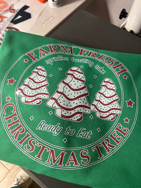 Christmas Tree Cake Crewneck