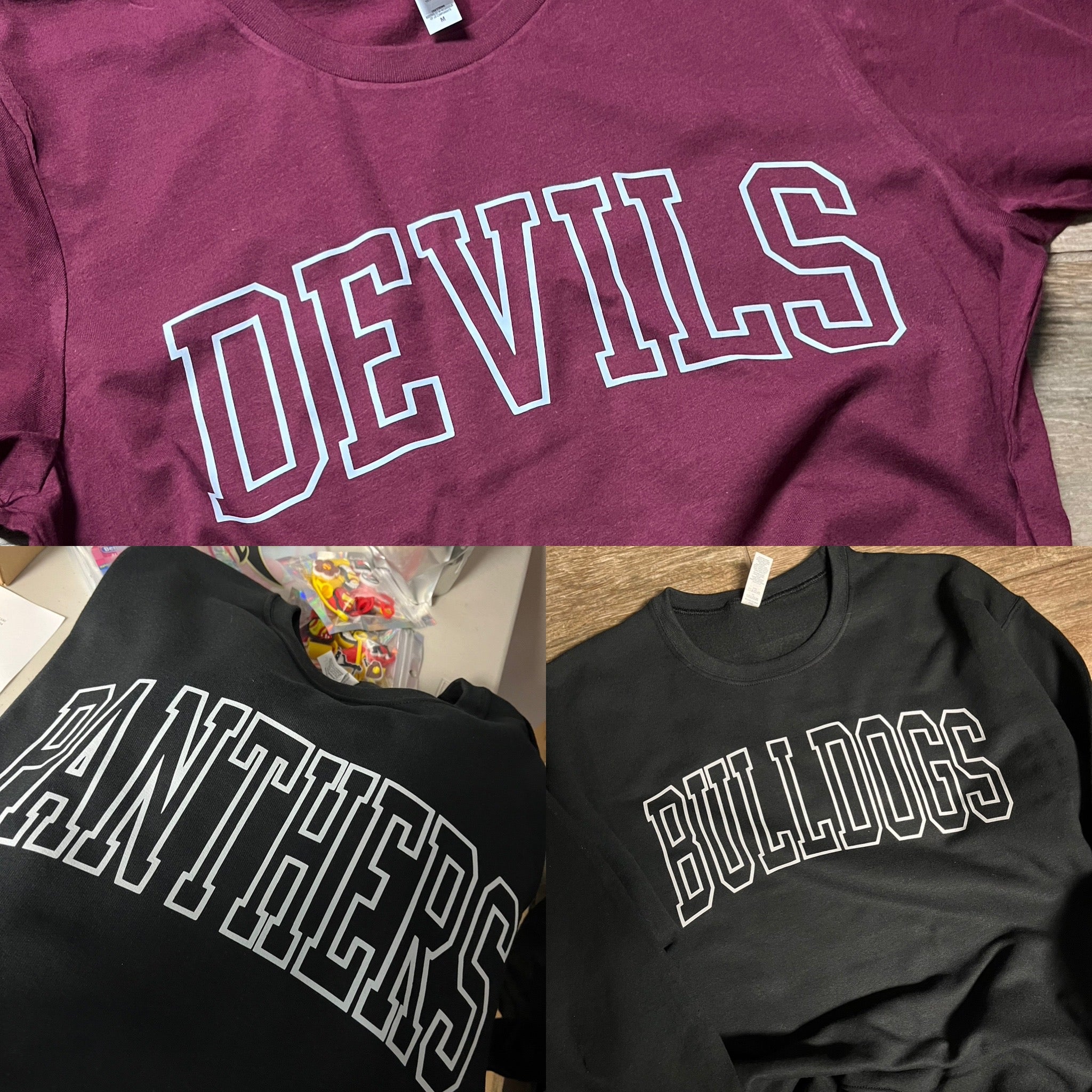 Sport Team Varsity Arch Special (Put team name and apparel color in personalization box)