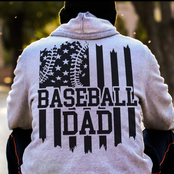 Baseball Dad Flag
