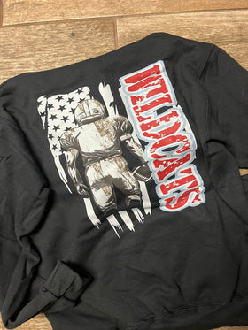 Colorful Football Flag and Number Special - 0