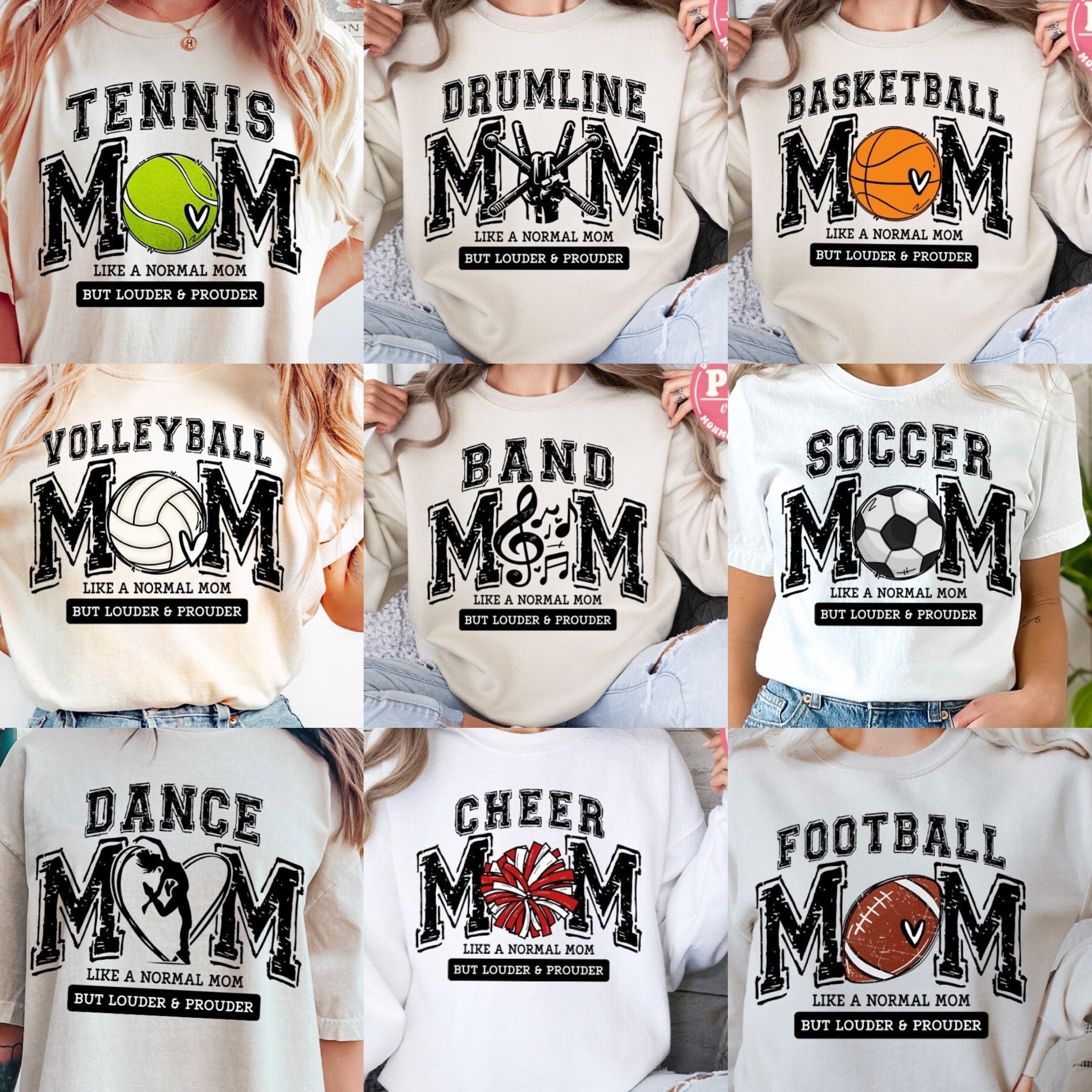 Louder and Prouder Sports Mom (Custom Team)