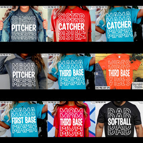 Custom Sports Split Stack (include position and any ink color requests in personalization box)