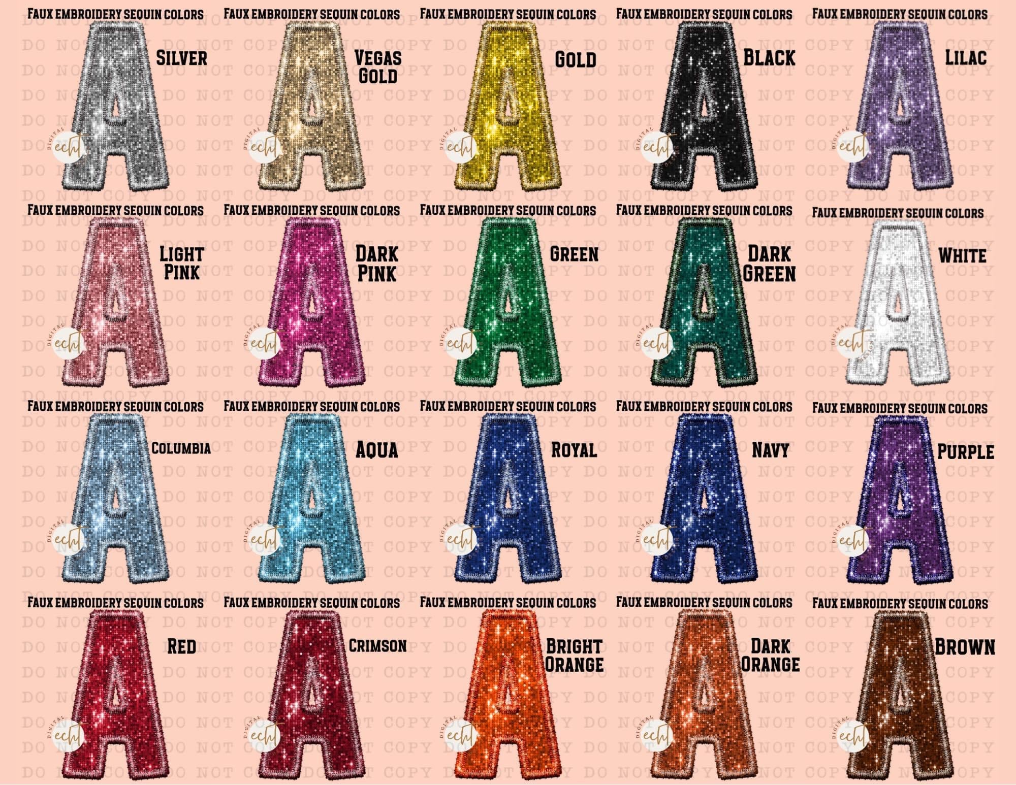 Custom Faux Sequin Print Sports Mom (Choose 2 colors and sport) - 0