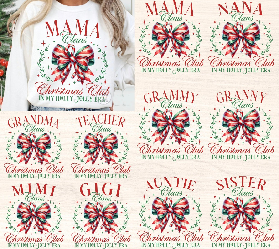 Holly and Jolly Claus Crewneck