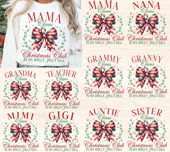 Holly and Jolly Claus Crewneck