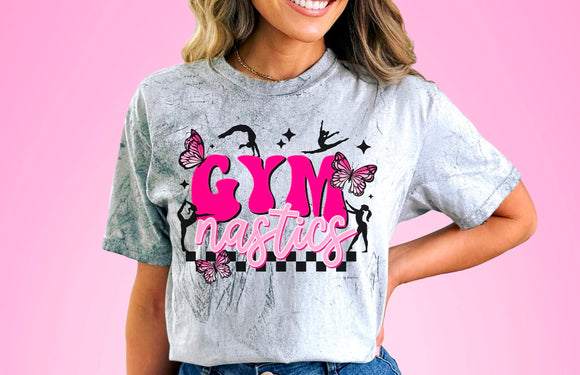 Checker Pink Gymnastics