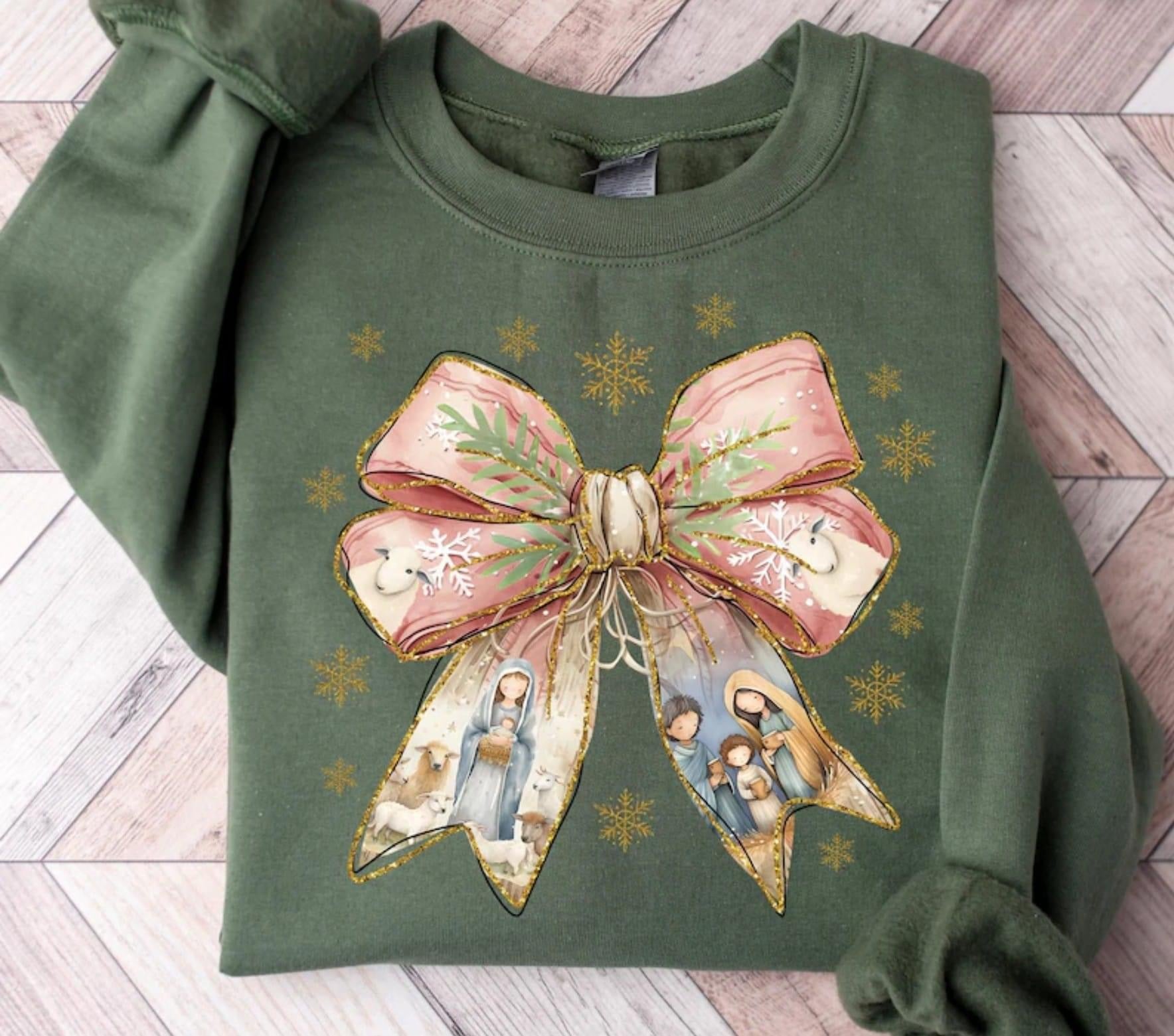 Nativity Coquette Crewneck