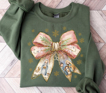 Nativity Coquette Crewneck
