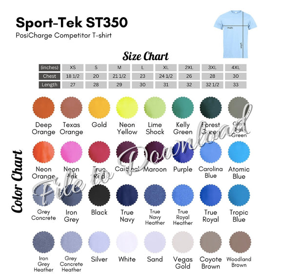 Team Drip Proof (in box include team name, shirt color, 2 drip colors and text color)