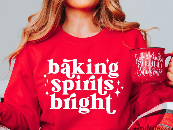 Baking Spirits Bright Crewneck