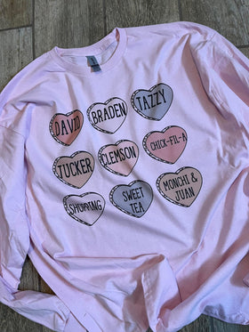 Personalized Conversation Hearts