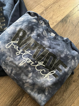 Faux-Sequin Riptide Fastpitch Tie Dye Sweatshirt