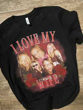 I Love My Photo Tee (email photos, include name or other word in personalization box)