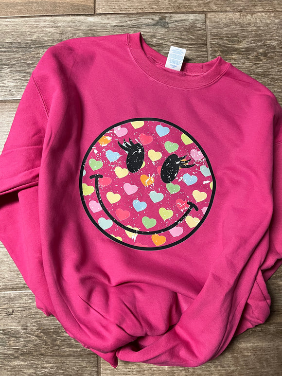 Valentines Smiley Crewneck Special