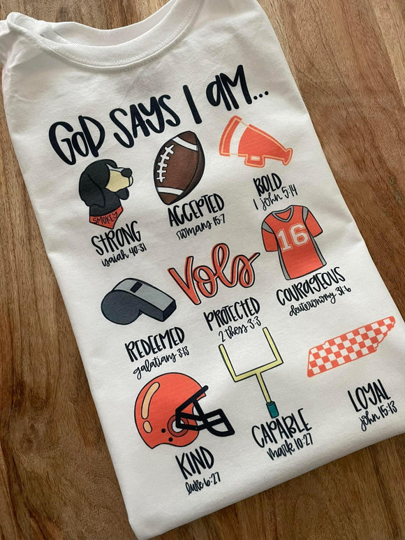 God Says I Am... collegiate edition