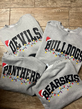Varsity Spirit Christmas Light Crewneck
